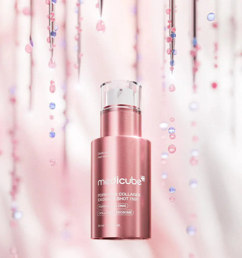Medicube - Pdrn Pink Collagen Exosome Shot Ampoule 7500 - 30ml - Image 2