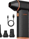 WOLFBOX MegaFlow 50 Air Duster – 110,000 RPM Electric Blower, 3-Speed, Fast Charging